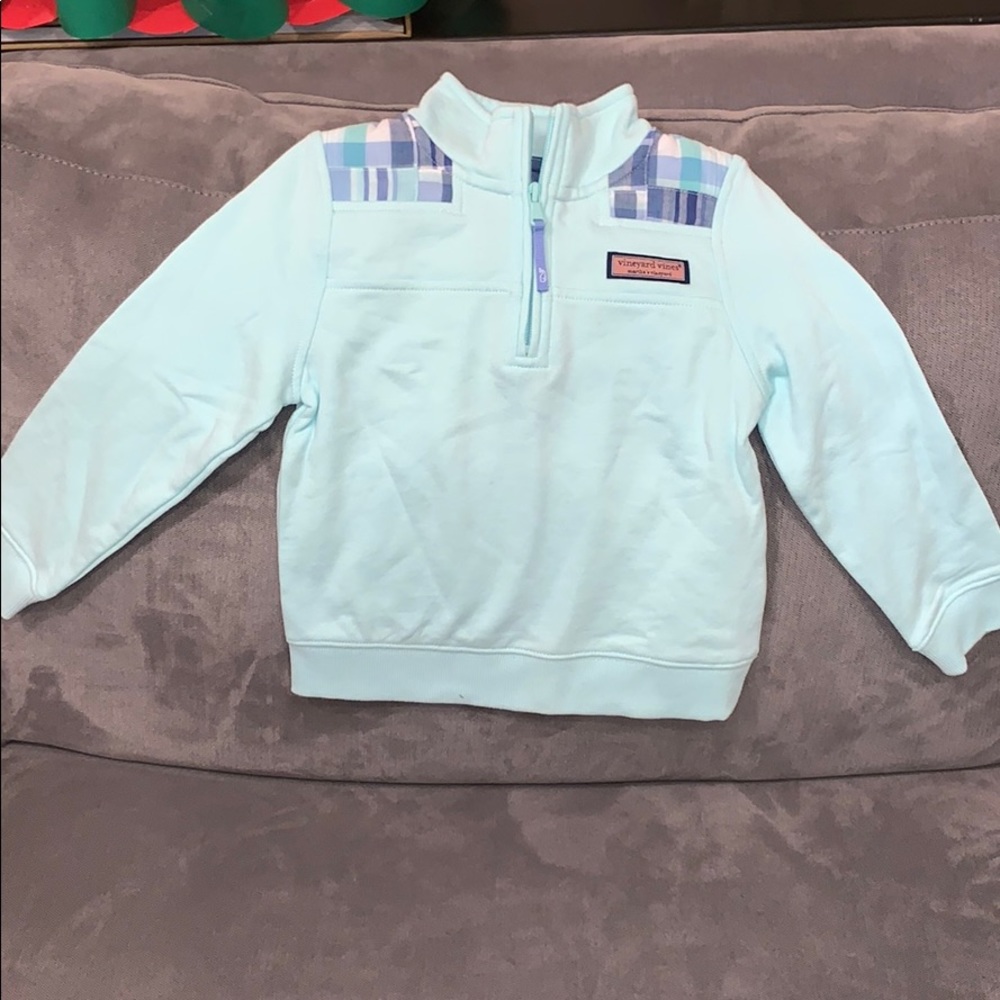 Girls vineyard vines half-zip pullover